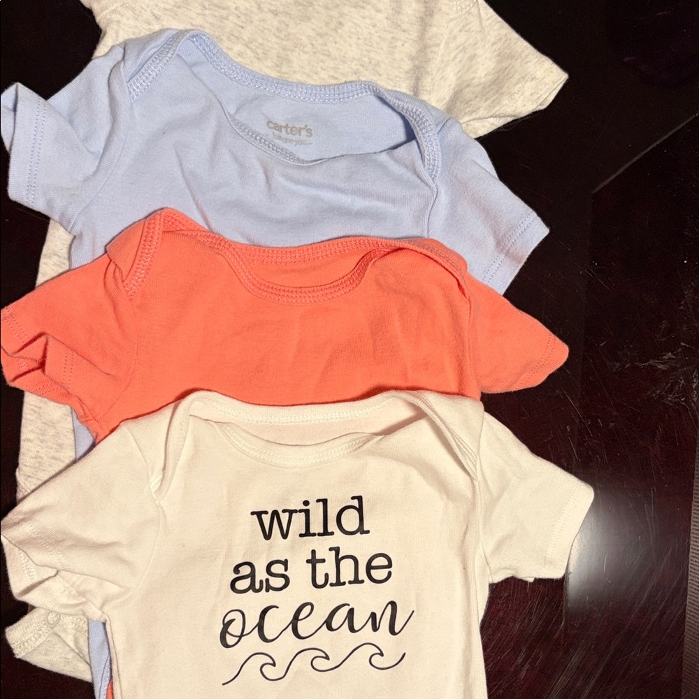 White, Blue, and Orange and Grey Onzie Bundle
